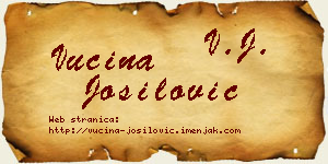 Vucina Jošilović vizit kartica